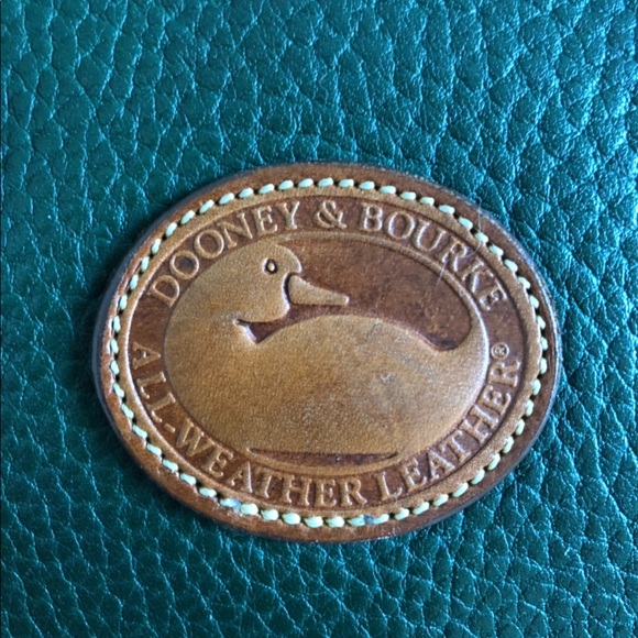 Dooney and Burke Hunter green purse - Picture 4 of 8